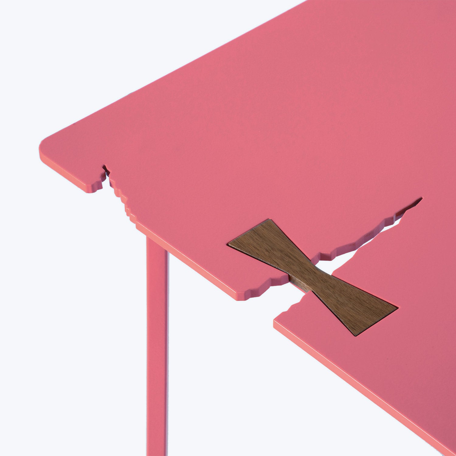 Steel Forest Side Table Vivid Pink