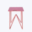 Steel Forest Side Table-Vivid Pink