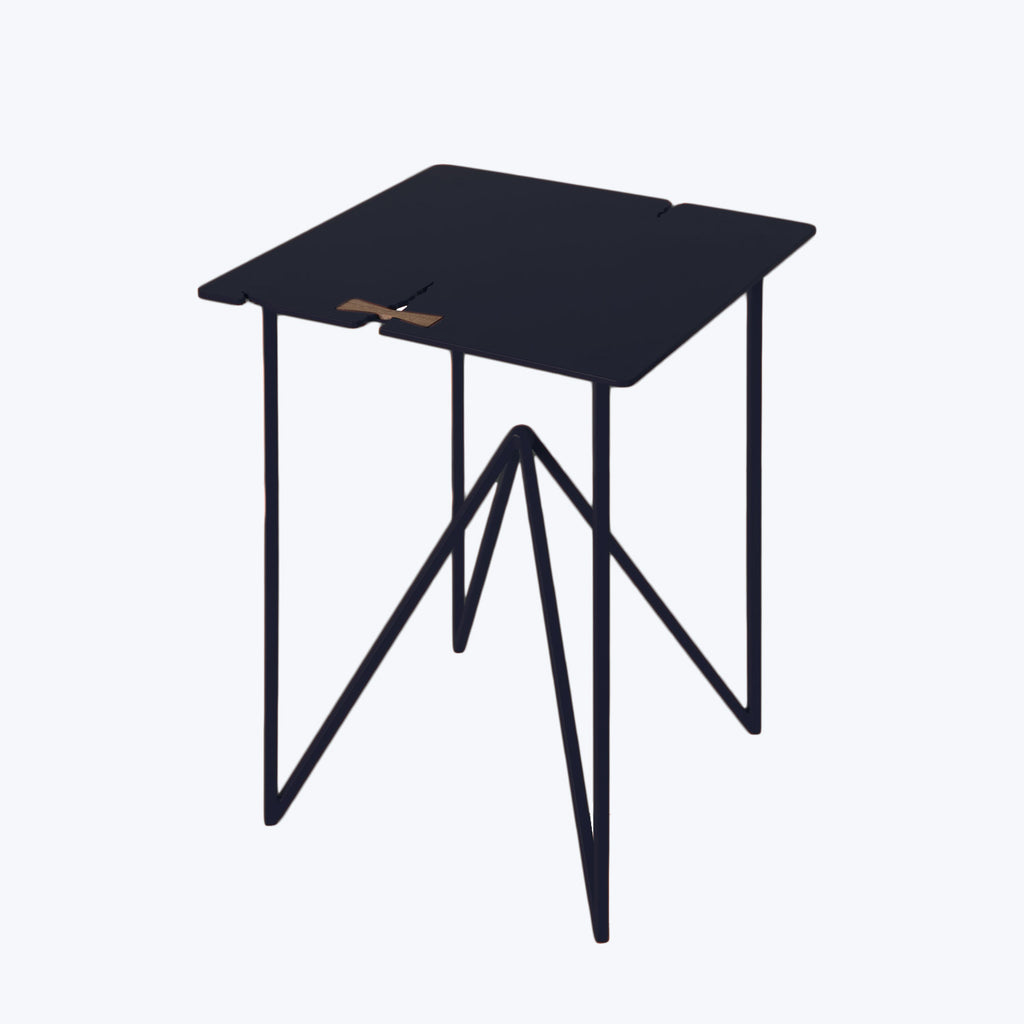 Steel Forest Side Table Fathom Blue