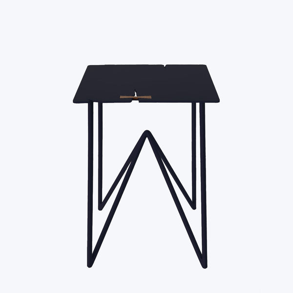 Steel Forest Side Table-Fathom Blue