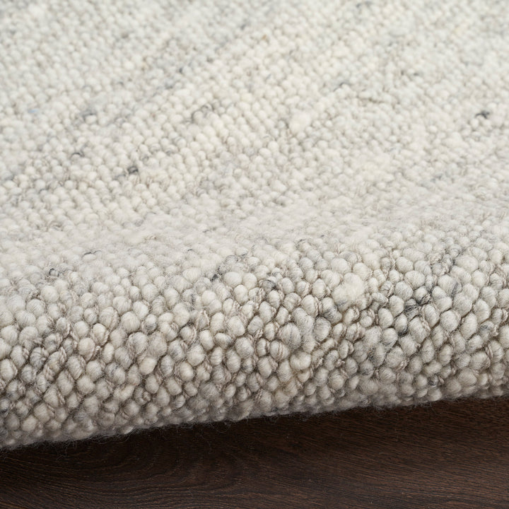 Luxurious plush carpet with thick pile in neutral colors.