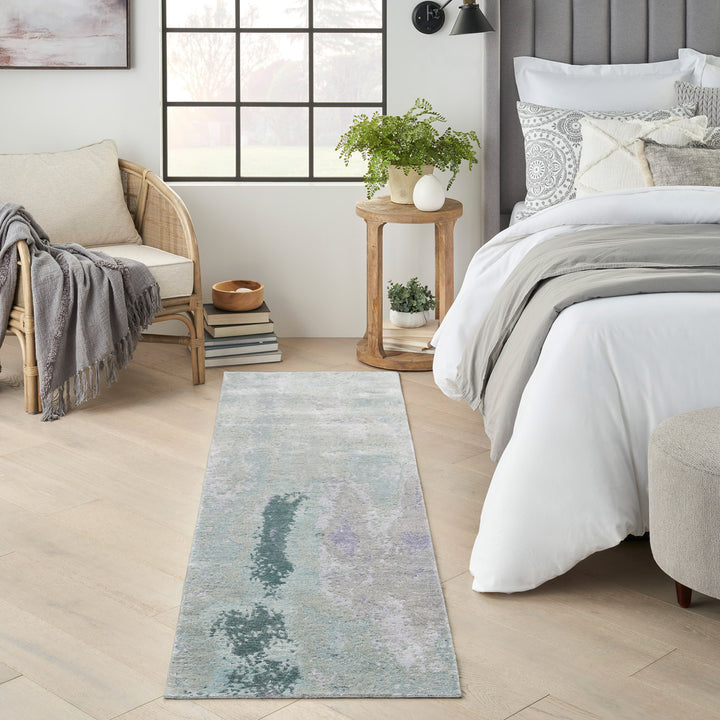 Cozy, modern bedroom with natural elements and inviting decor accents.
