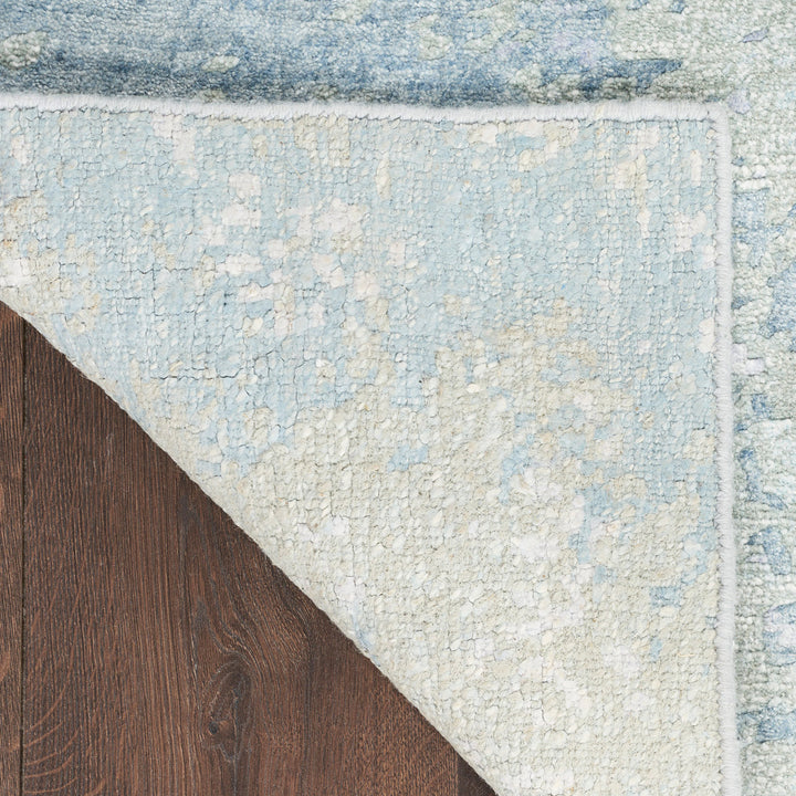 Abstract Shadows Rug - Blue/Green-8'6" x 11'6"