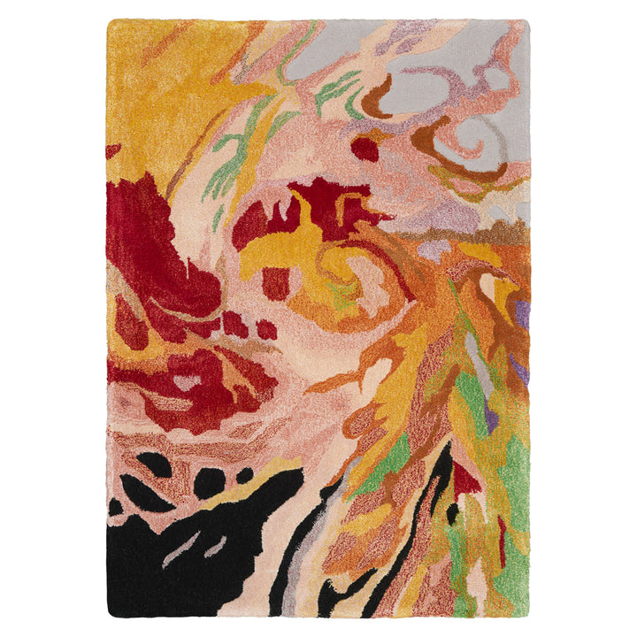 Abstract Rug - Multicolor-2' x 3'