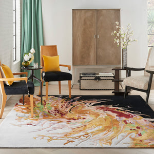 Abstract Rug - Multicolor-2' x 3' - hover