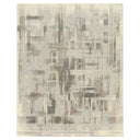 Modern Hand-Knotted Wool & Silk Rug - 6' x 9' Default Title