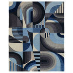 Modern Hand-Knotted Wool & Silk Rug - 10' x 14' Default Title