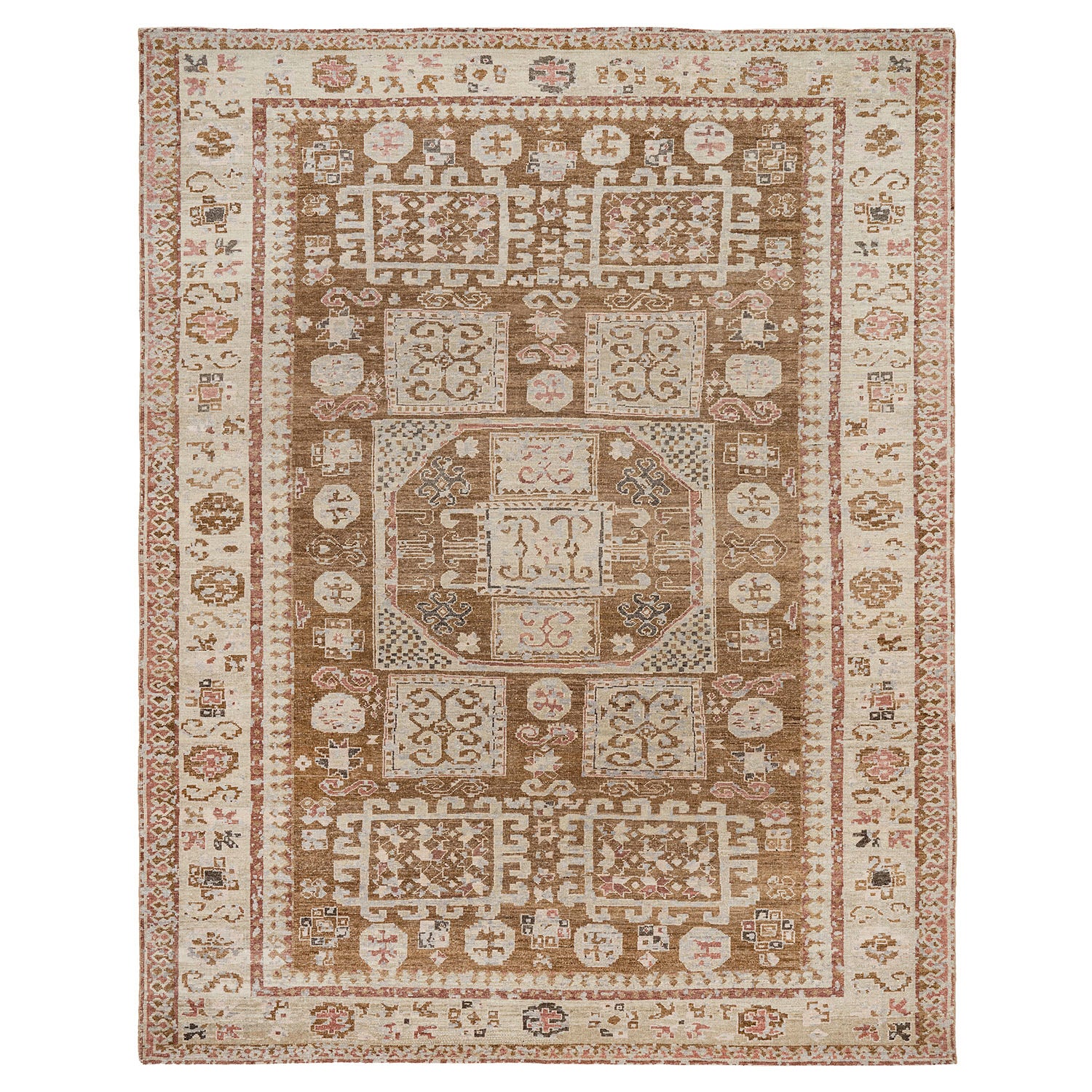 Traditional Handwoven Wool Rug - 6' x 9' Default Title