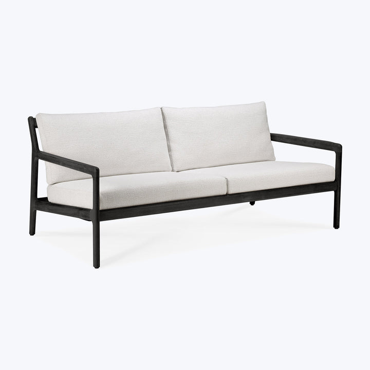 Black Jack Outdoor 2-Seater Sofa-Natural