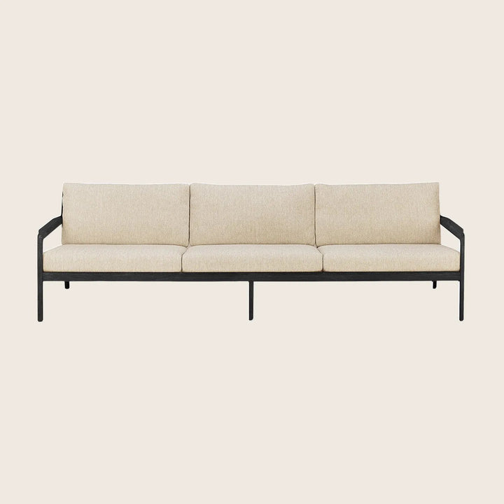 Black Jack Outdoor 3-Seater Sofa Natural
