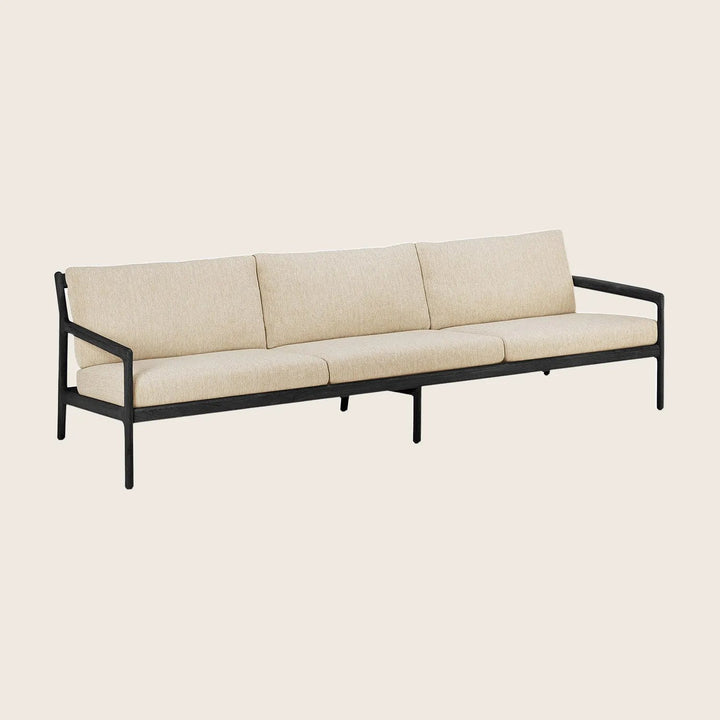 Black Jack Outdoor 3-Seater Sofa Natural