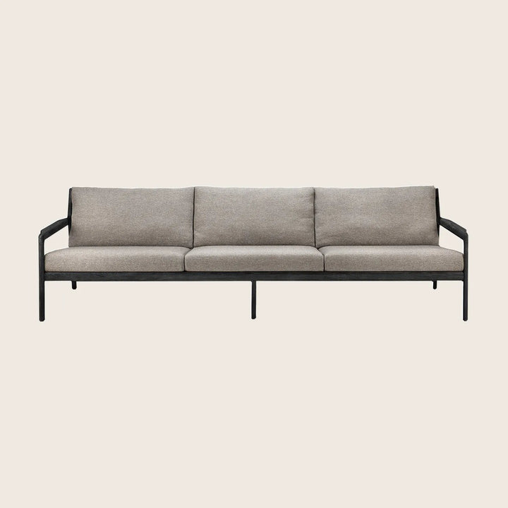 Black Jack Outdoor 3-Seater Sofa Mocha