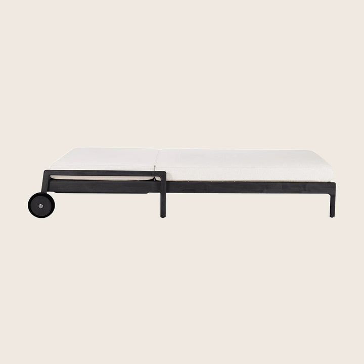 Black Jack Outdoor Adjustable Lounger Off White / Standard Cushion