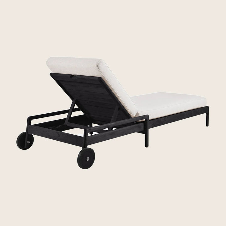 Black Jack Outdoor Adjustable Lounger Off White / Standard Cushion