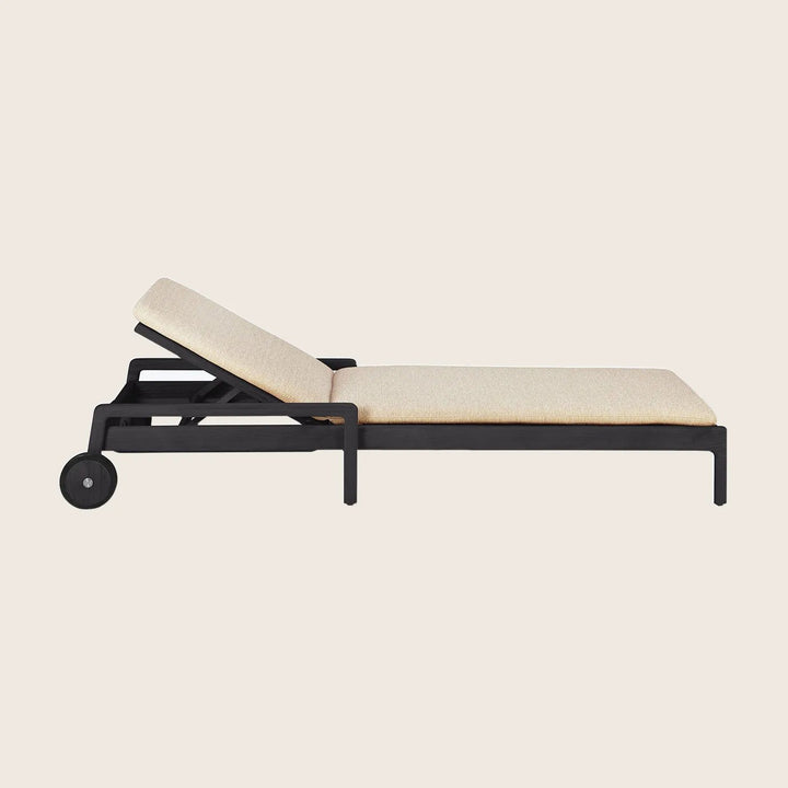 Black Jack Outdoor Adjustable Lounger-Mocha-Standard Cushion
