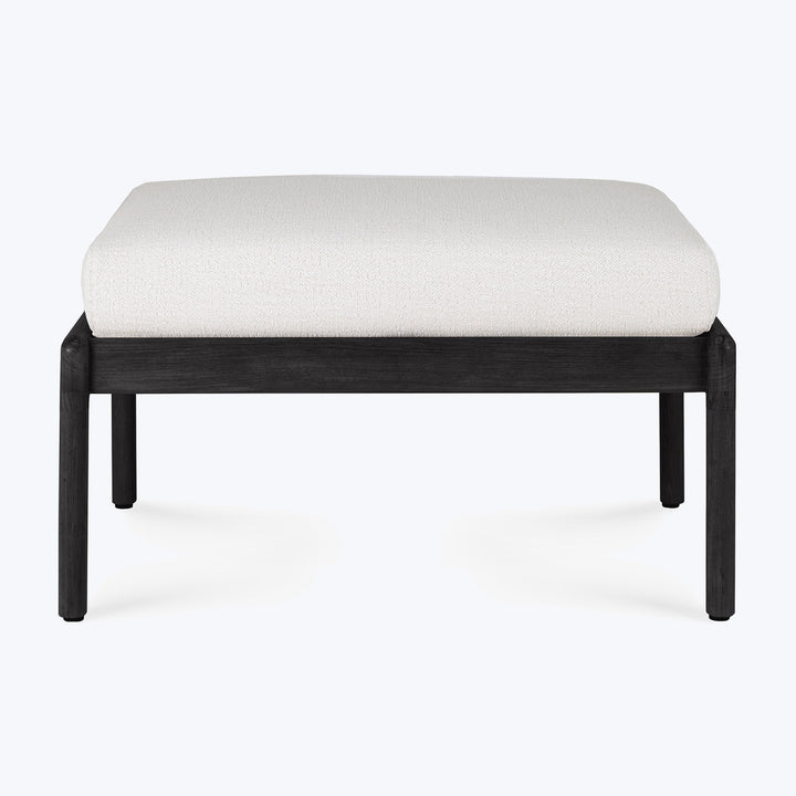Black Jack Outdoor Footstool-Off White