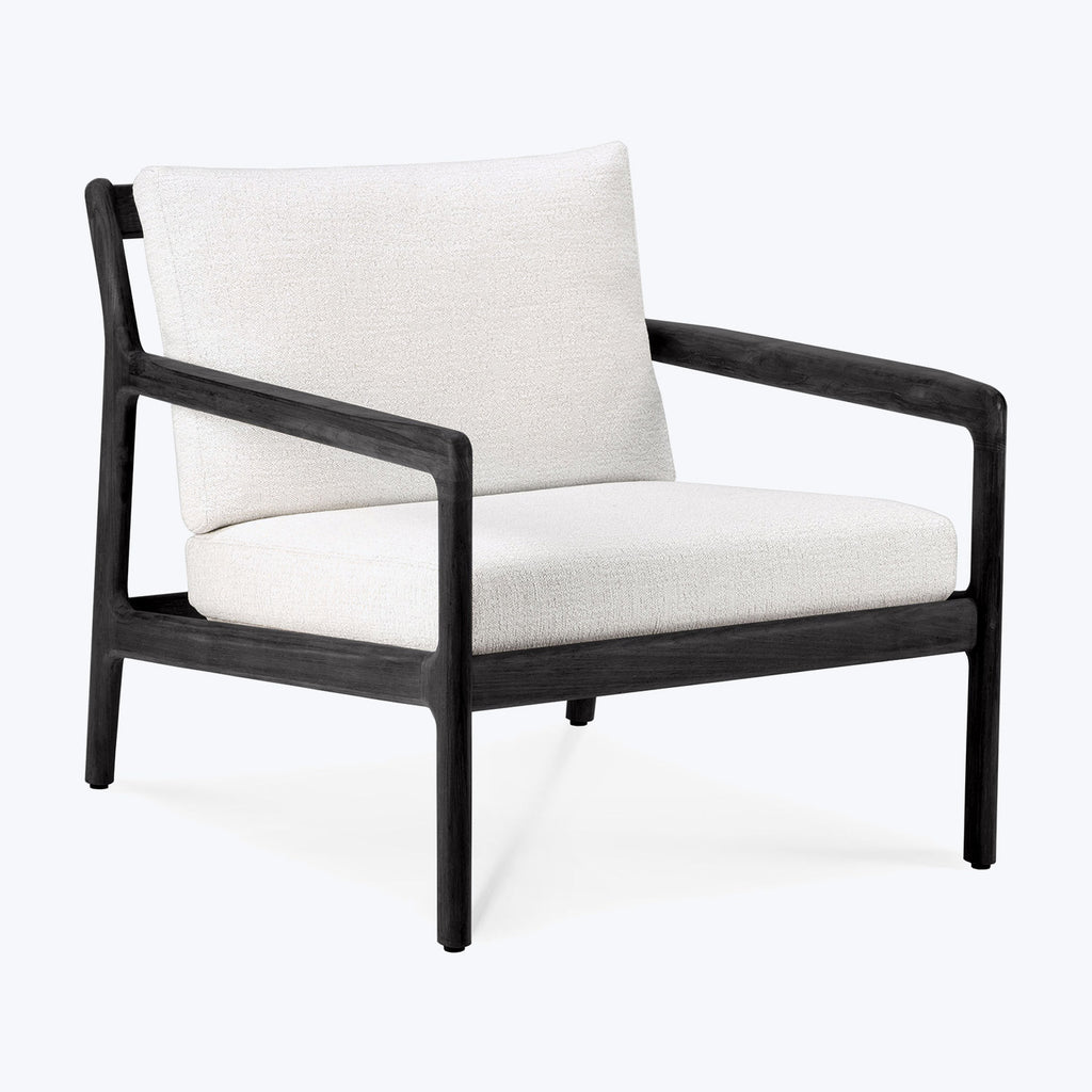 Black Jack Outdoor Lounge Chair-Off White