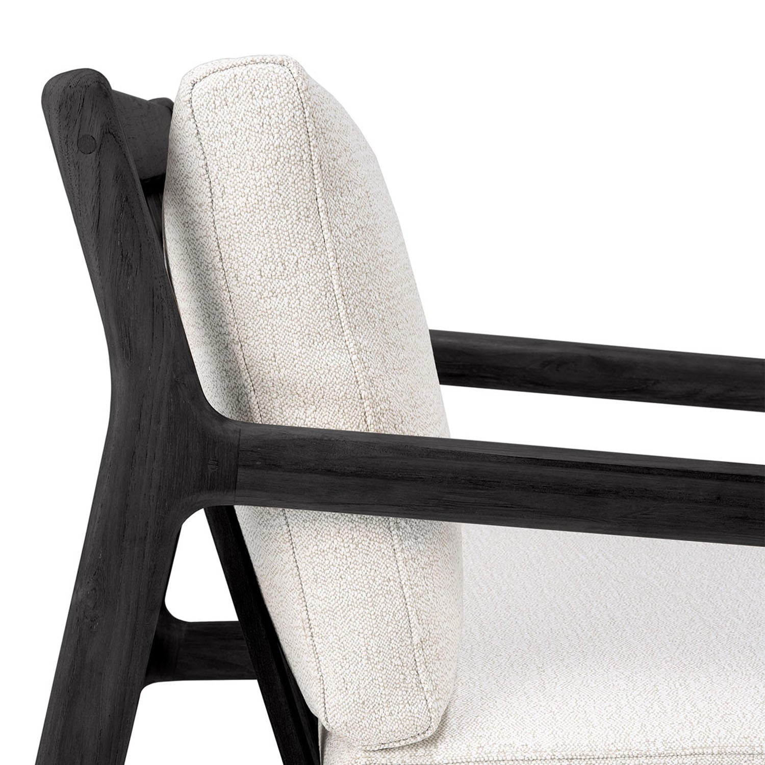 Black Jack Outdoor Lounge Chair-Black