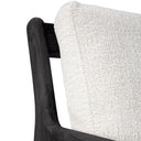 Black Jack Outdoor Lounge Chair Off White