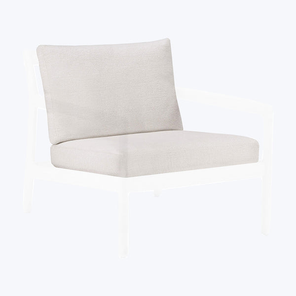 Jack Outdoor Lounge Chair Cushion Set-Off White