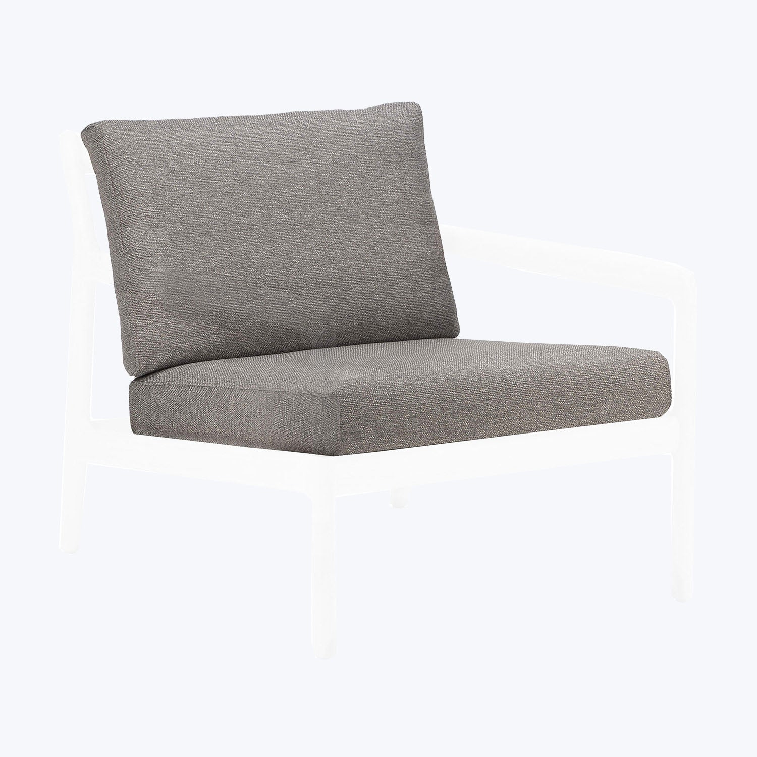Jack Outdoor Lounge Chair Cushion Set-Mocha