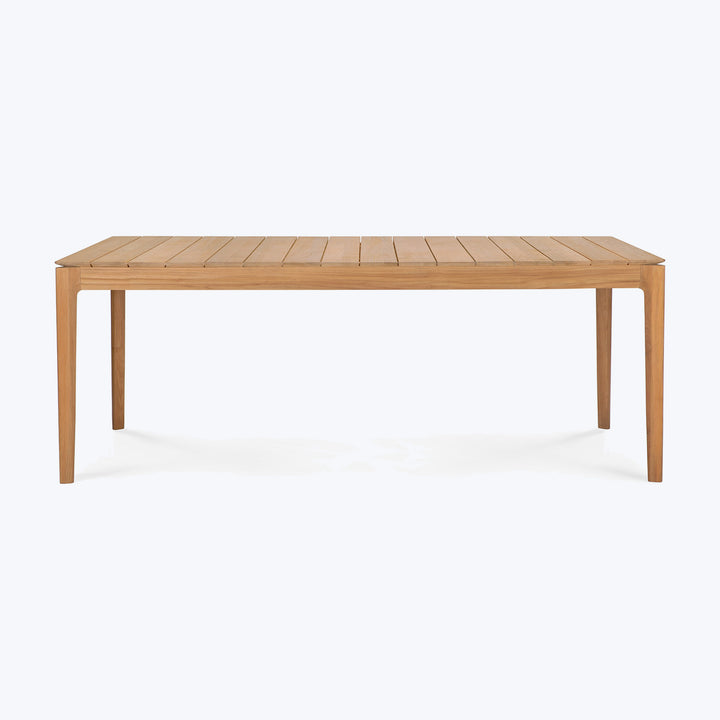 Teak Bok Outdoor Dining Table-118"