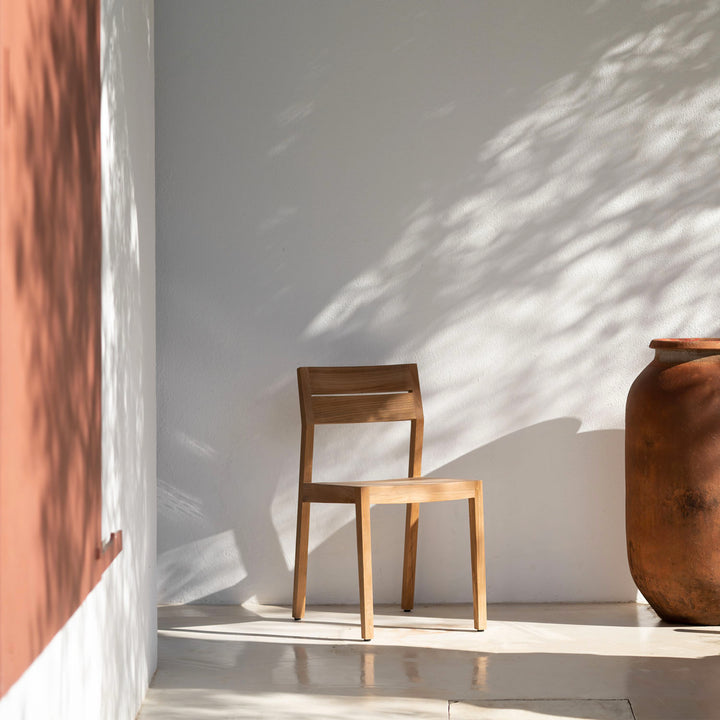 Teak EX1 Outdoor Dining Chair Default Title