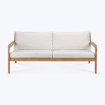 Teak Jack Outdoor 2-Seater Sofa-Off White
