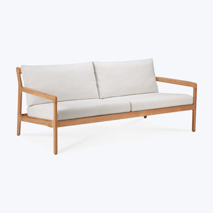Teak Jack Outdoor 2-Seater Sofa-Mocha