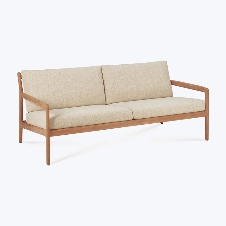 Teak Jack Outdoor 2-Seater Sofa Natural