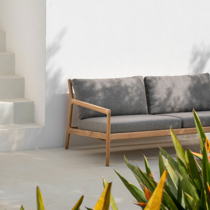 Teak Jack Outdoor 2-Seater Sofa Mocha