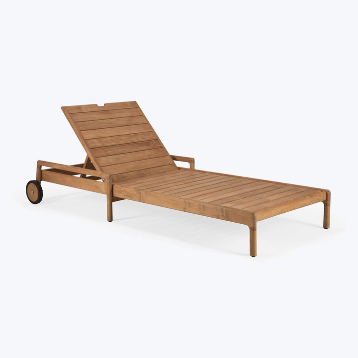 Teak Jack Outdoor Adjustable Lounger Frame Default Title