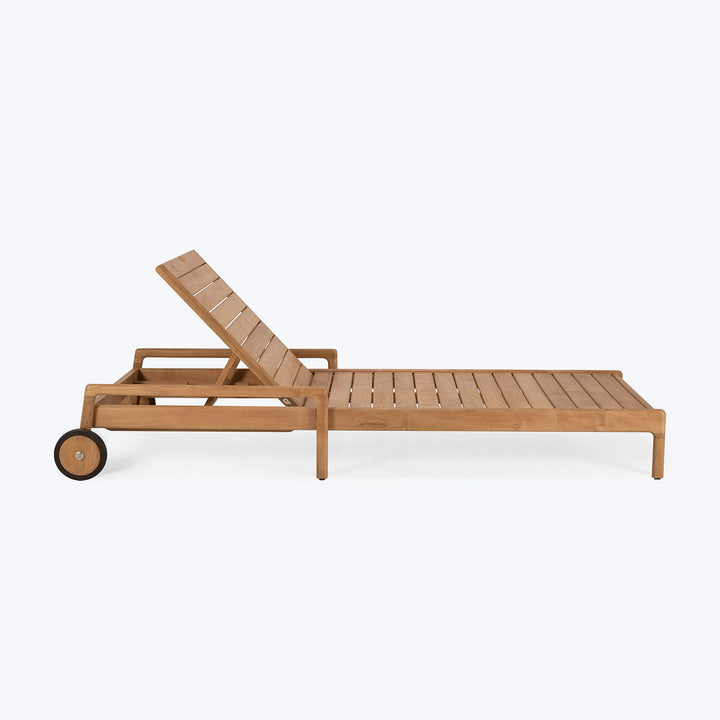 Teak Jack Outdoor Adjustable Lounger Frame Default Title