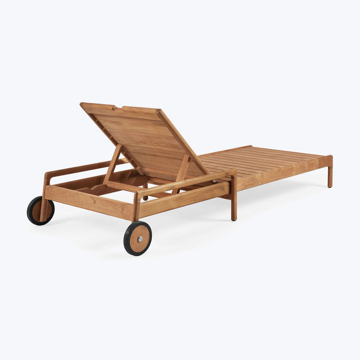 Teak Jack Outdoor Adjustable Lounger Frame Default Title