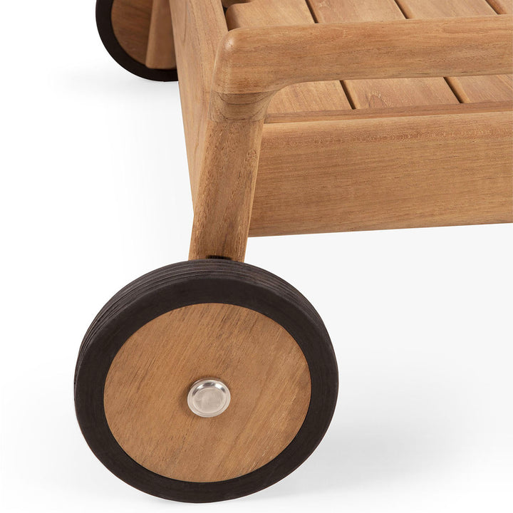 Teak Jack Outdoor Adjustable Lounger Frame Default Title