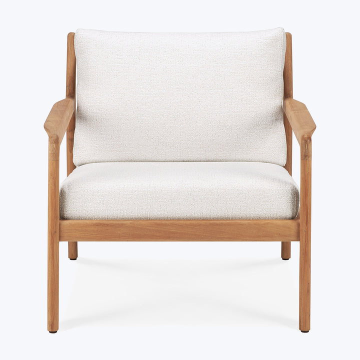 Teak Jack Outdoor Lounge Chair-Mocha