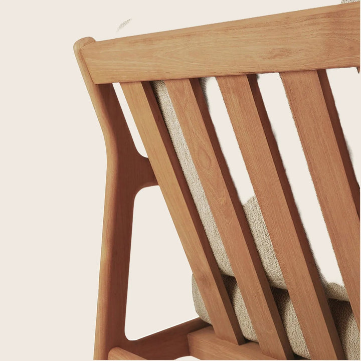 Teak Jack Outdoor Lounge Chair Natural