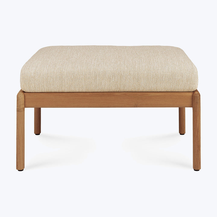 Teak Jack Outdoor Footstool Natural