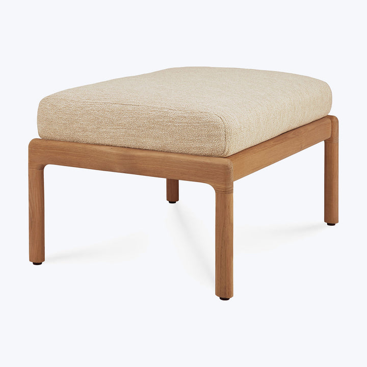 Teak Jack Outdoor Footstool Natural