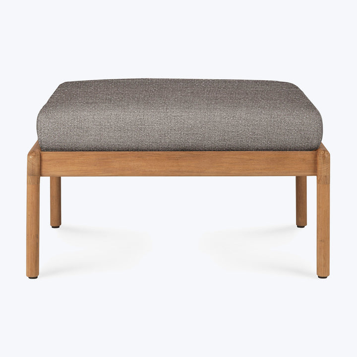 Teak Jack Outdoor Footstool Mocha