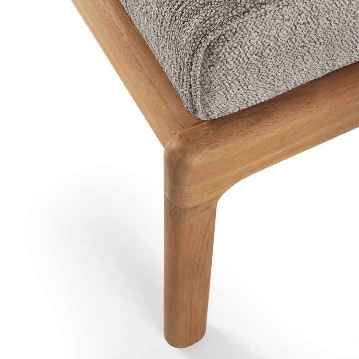 Teak Jack Outdoor Footstool Mocha