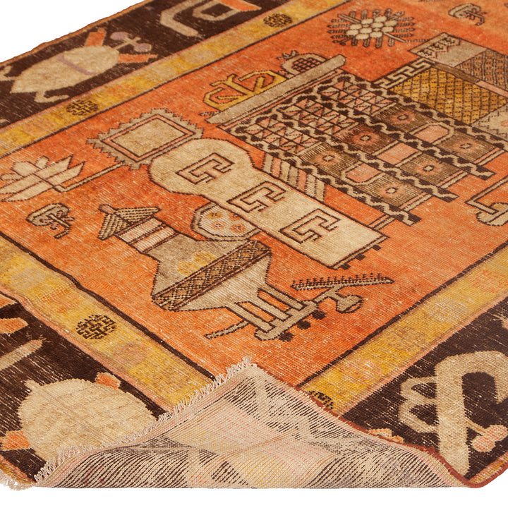 Vintage Kohtan Rug - 4'5" x 8'9" Default Title