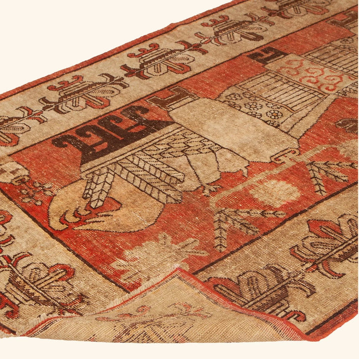 Vintage Kohtan Rug - 4'4" x 8'7" Default Title