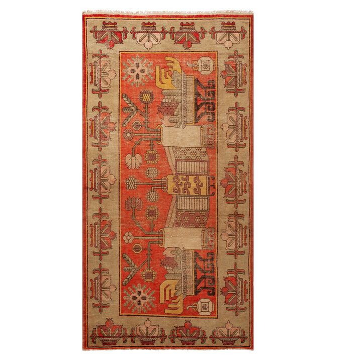 Vintage Kohtan Rug - 4'3" x 8'6" Default Title