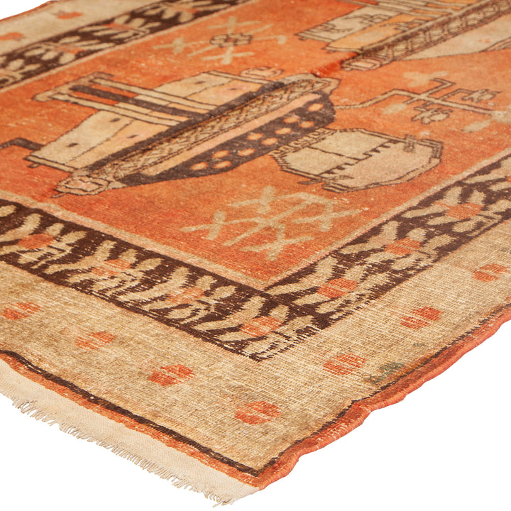 Vintage Kohtan Rug - 4'4" x 7'7" Default Title