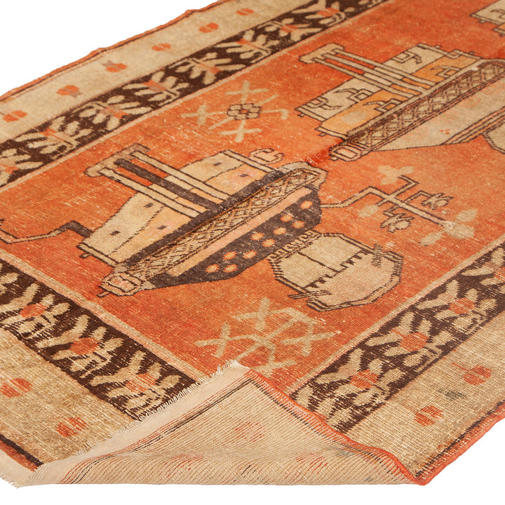 Vintage Kohtan Rug - 4'4" x 7'7" Default Title