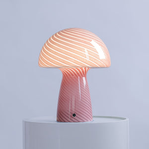 Close Top Mushroom Lamp-White - hover
