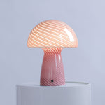 Close Top Mushroom Lamp-Light Green