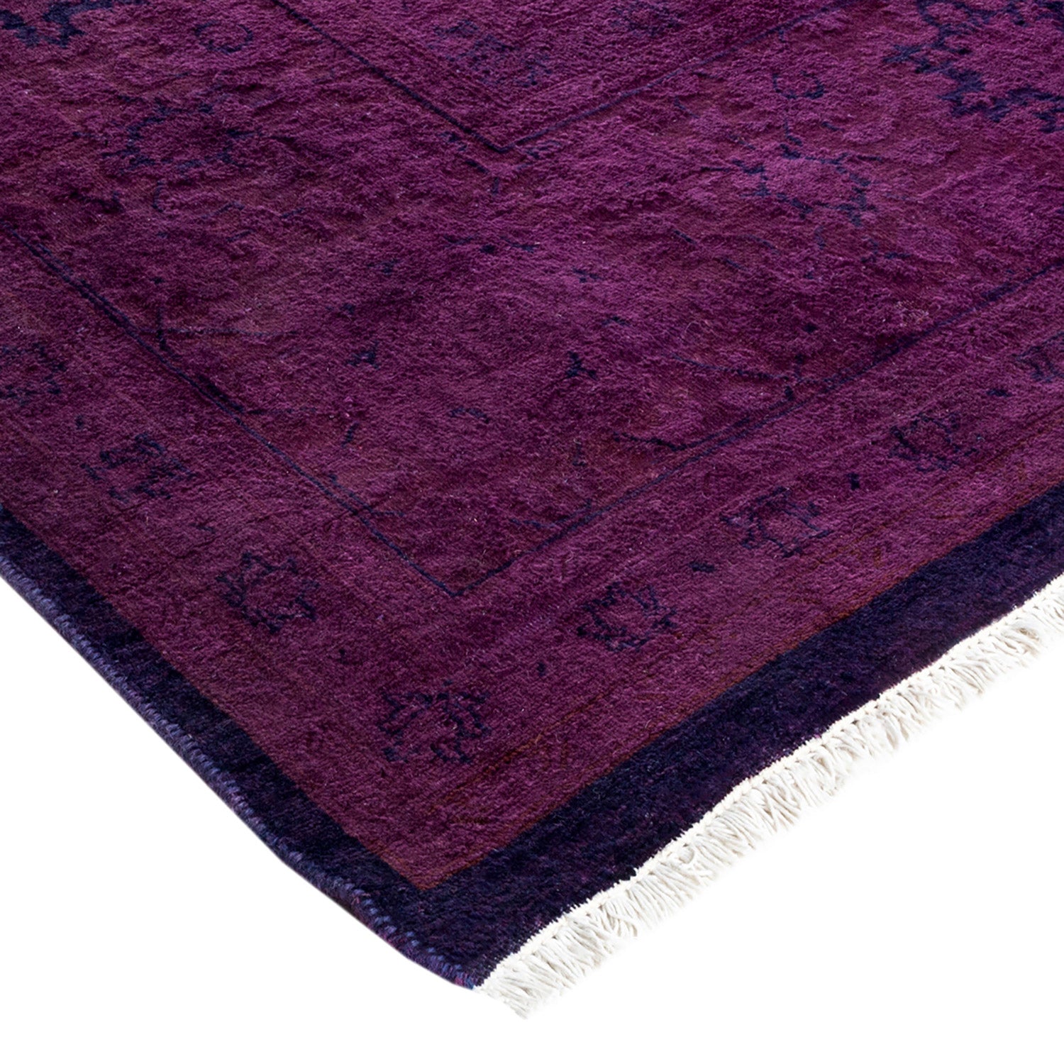 Color Reform, One-of-a-Kind Hand-Knotted Area Rug - Red, 8' 1" x 8' 2" Default Title
