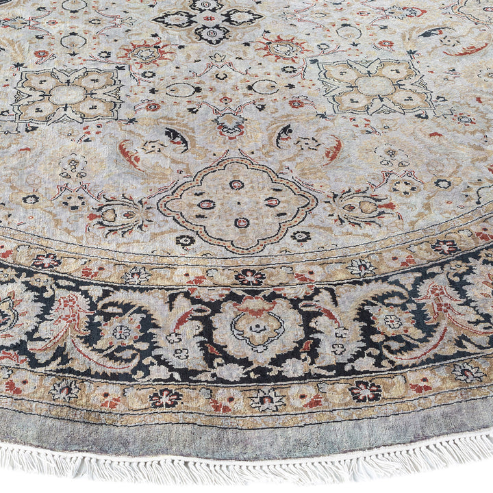 Color Reform, One-of-a-Kind Hand-Knotted Area Rug - Gray, 7' 1" x 7' 1" Default Title